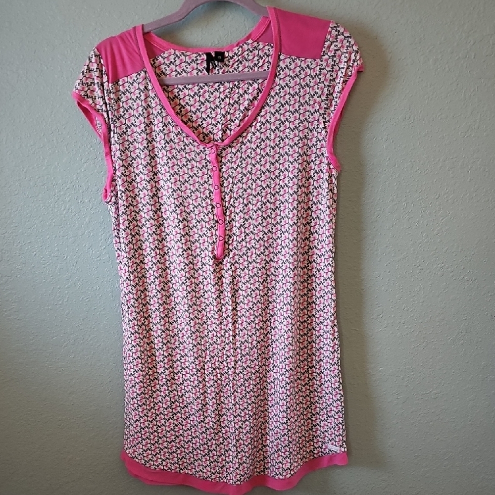 Pink Floral Women's Top